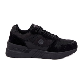 EVento Scarpe sportive da uomo da uomo sulla piattaforma nera nero