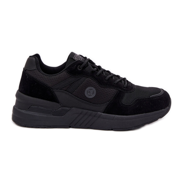 EVento Scarpe sportive da uomo da uomo sulla piattaforma nera nero