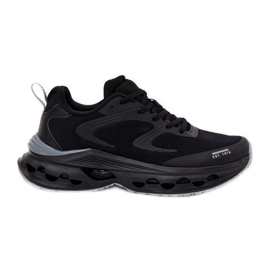 Scarpe sportive maschili sulla Big Star RR174022 Piattaforma Hi-Polish Black System nero