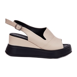 ARTIKER Sandali in pelle femminile per l'antico artistirista 54C0401 beige