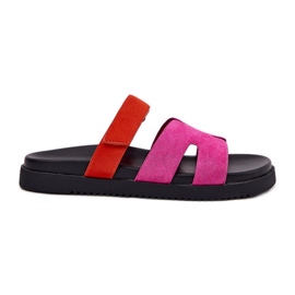 Infradito da donna con Vinceza 17401 Veluosia Fuchsia rosa