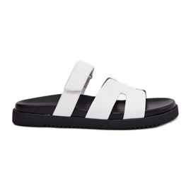 Infradito da donna con Vinceza 17401 Velcro bianca