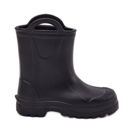 Galoshes per bambini di Lemigo Doggy 735 Black nero