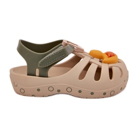 Sandali per bambini in velcro 83619 IPANEMA Estate xv baby beige