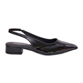 Ballerinas a ruote basse nere nero