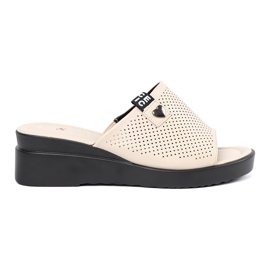 Seastar Pannelli beige da donna sulla piattaforma