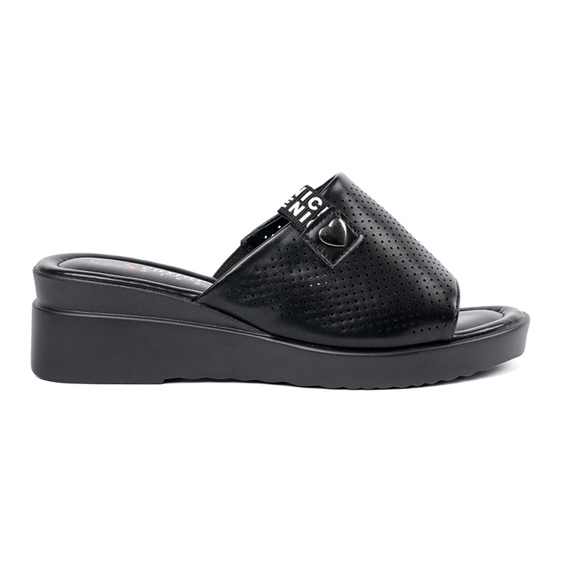 Seastar Black Flip -flips sulla piattaforma Openwork nero