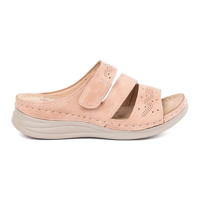 Seastar Flip rosa chiaro su un cuneo basso