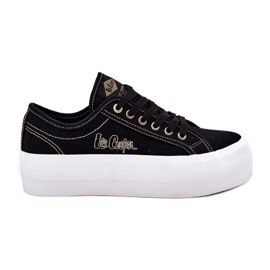 Sneaker materiali da donna sulla piattaforma Lee Cooper LCW-25-31-3431L nero