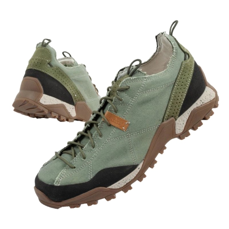 Scarpe da trekking da donna Aku Nativa Canvas [647 091] verde