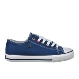 Sneaker femminile Big Star NN274653 Scarpe blu navy
