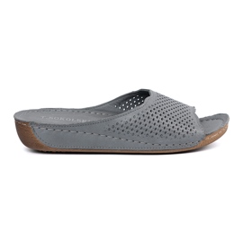 T.Sokolski Flip grigi in pelle grigio