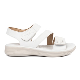 Seastar Sandali in velcro bianco femminile bianca