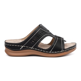 Pantofole da donna nere nero