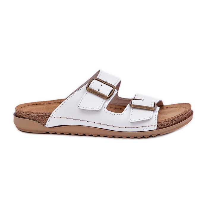 Flip in pelle Flip con Inblu AA0002KO BIANCO bianca