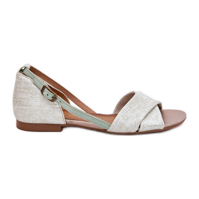 Maciejka Flat Sandals 04614-46 Mint verde