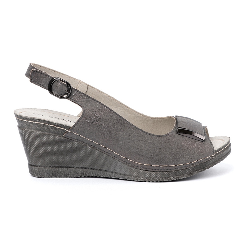 Goodin Sandali a cuneo da donna grigio