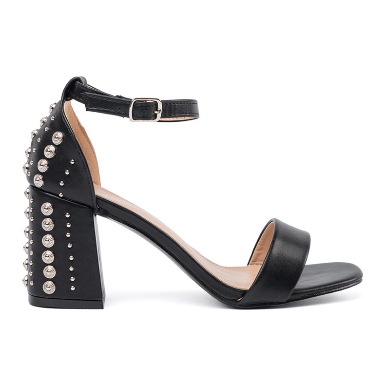 Shelvt Tacchi alti neri con borchie nero