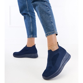Sneaker blu blu navy