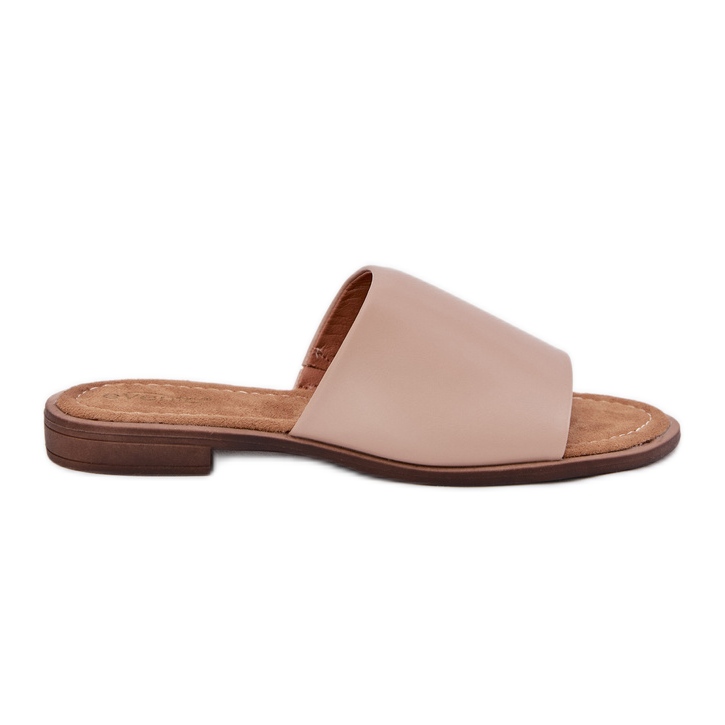 EVento Flip flip beige in pelle da donna in pelle