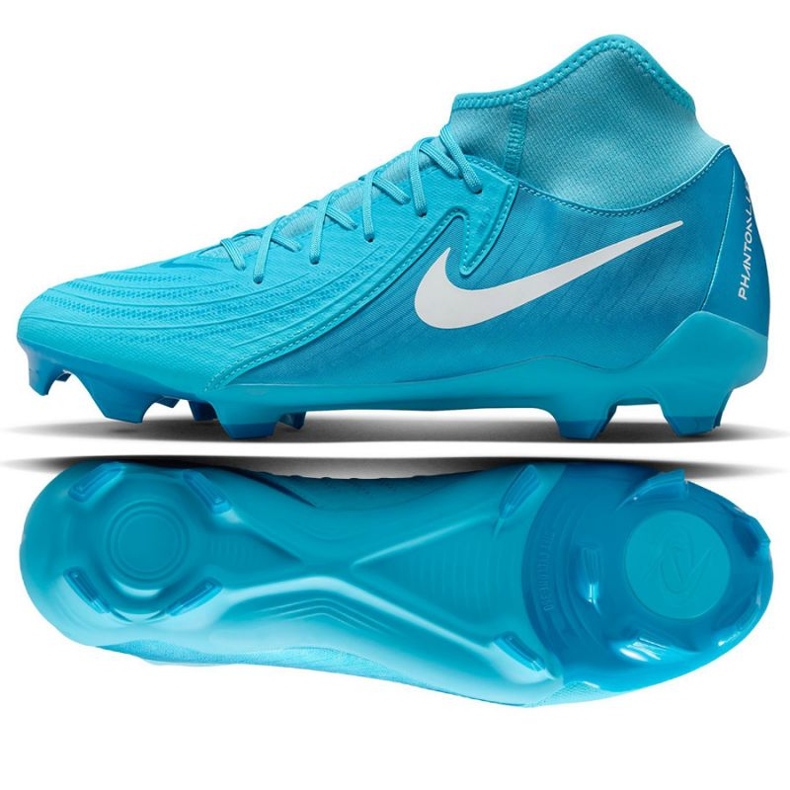 Nike Phantom Luna II Academy FG/Mg FD6725-400 SCHIE DI CALCIO blu