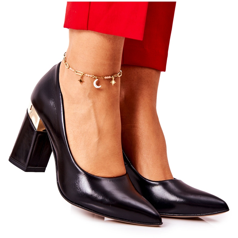 Lewski Shoes Décolleté in pelle Lewski 3117 Nero