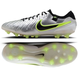 Nike Tiempo Legend 10 Elite Ag-Pro DV4330-001 SCARPE DELLA COLLIO d'argento