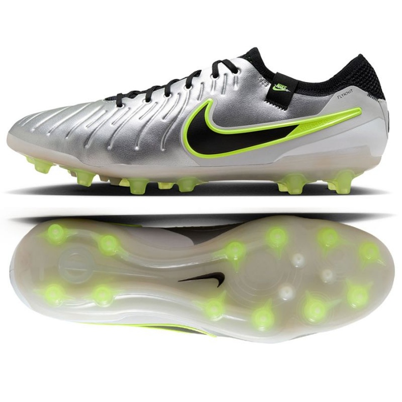 Nike Tiempo Legend 10 Elite Ag-Pro DV4330-001 SCARPE DELLA COLLIO d'argento