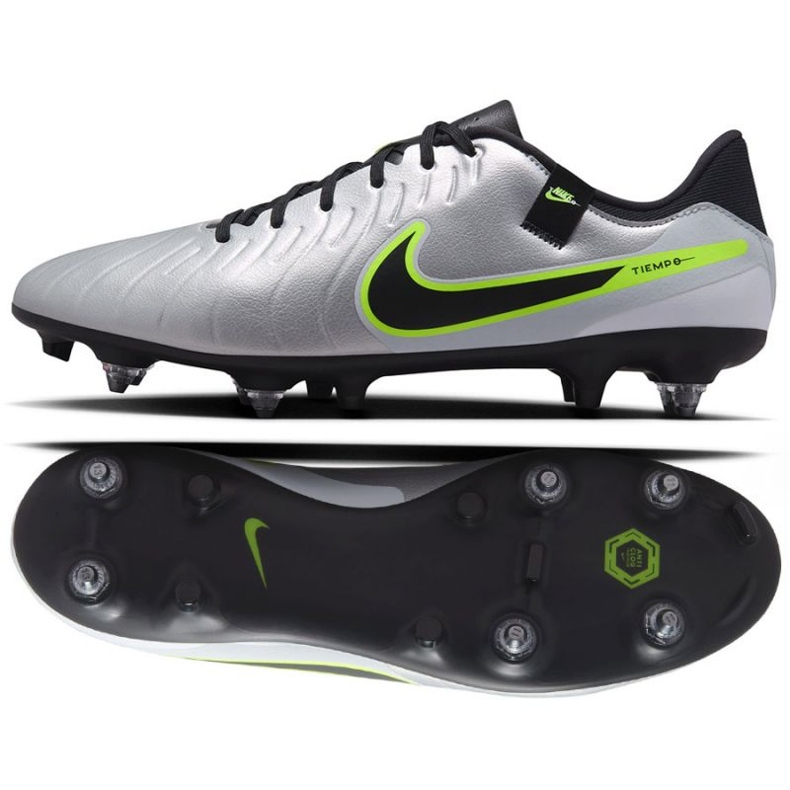 Nike Tiempo Legend 10 Academy SG-Pro AC DV4338-001 Scarpe d'argento