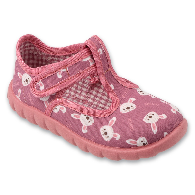 Slifori per bambini di Befado 627p005 orsacchiotto rosa