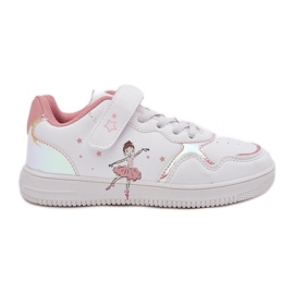 EVento Scarpe sportive per ragazze, ballerina bianca
