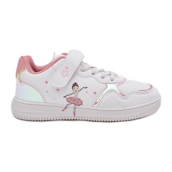 EVento Scarpe sportive per ragazze, ballerina bianca