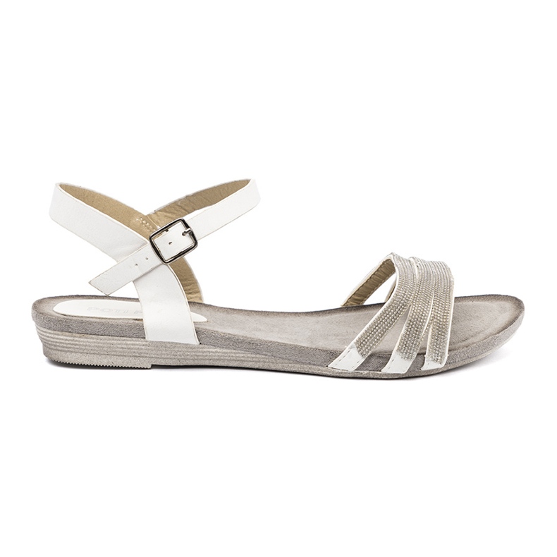 Shelvt Sandali da donna eleganti con strisce glitter multicolore