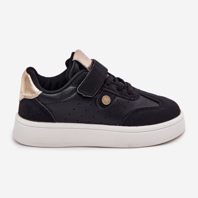 Sneaker sneaker sneaker in velcro nero