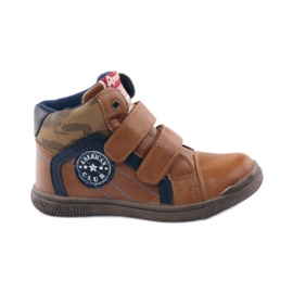 American Club Sport con inserto in pelle americana 16213 blu navy marrone