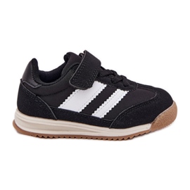 Scarpe sportive in velcro nero