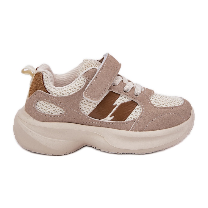 Scarpe da ginnastica con sneaker con beige
