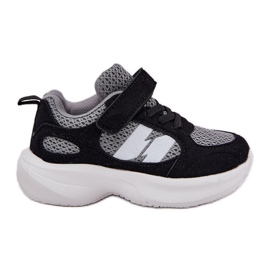 Scarpe sportive per bambini a grigio nero