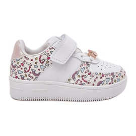 Scarpe sportive per bambini Sneaker Unicorn White bianco