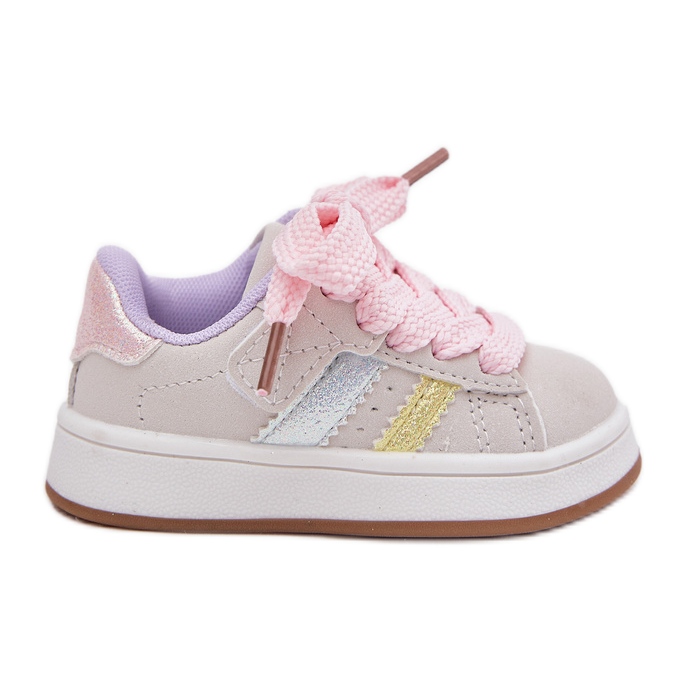 Sneaker Sneaker Sports Sports Multikolor Velcro beige