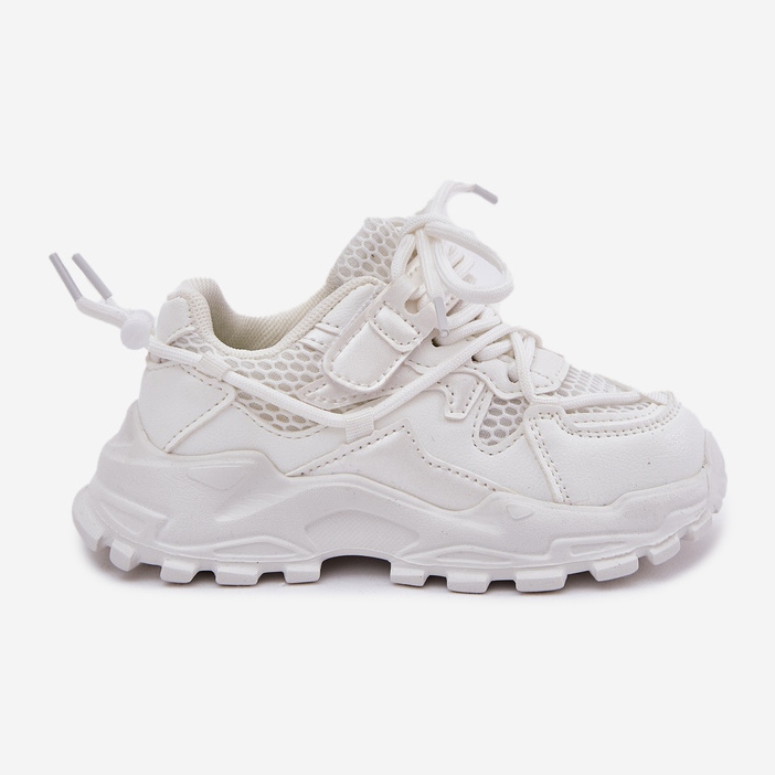 Scarpe sportive per bambini bianchi bianca