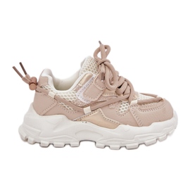 Scarpe sportive per bambini beige