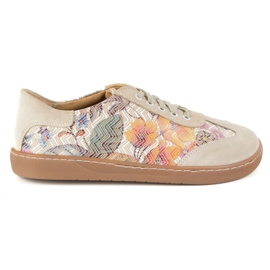 Scarpe da donna a piedi nudi da donna Olivier Eliza Beige Flowers