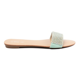 Shelvt Flip verdi in strass verde