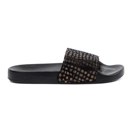 Pantofole da donna classica nera nero