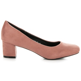 Vices New Collection Décolleté classiche in camoscio rosa