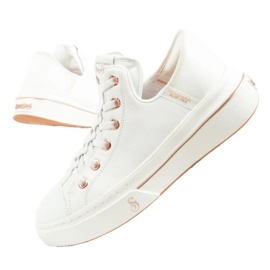 SKECHERS SNOPO ONE -OG Slip in pelle -Ins 186001/WHT SCARPE bianca