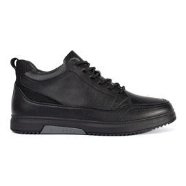 Scarpe da uomo isolate nere nero