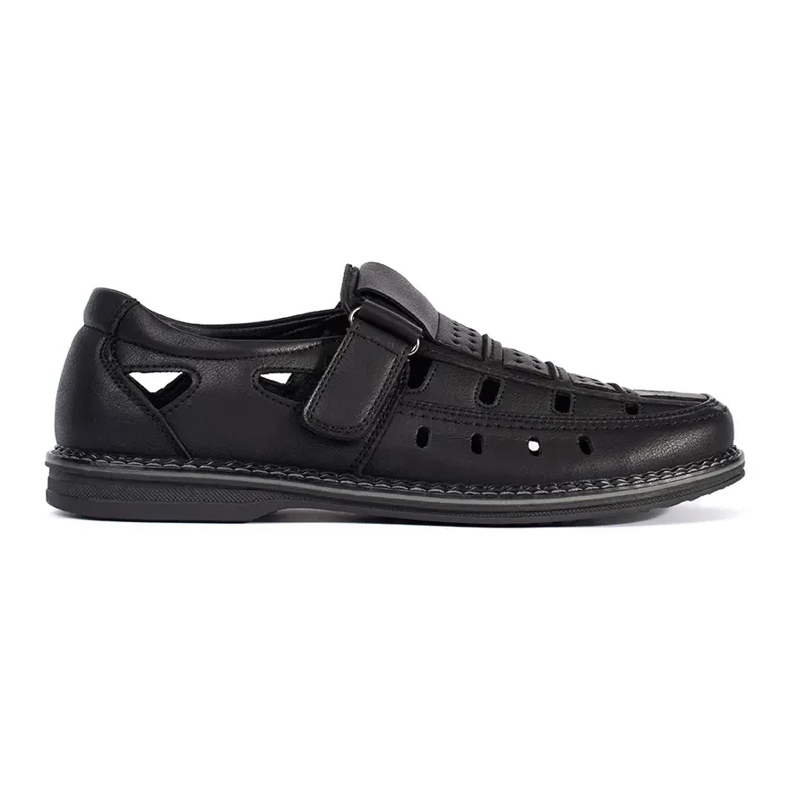 Scarpe da lavoro per uomini neri nero