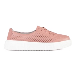Sneakers Openwork rosa legata Sergio Leone